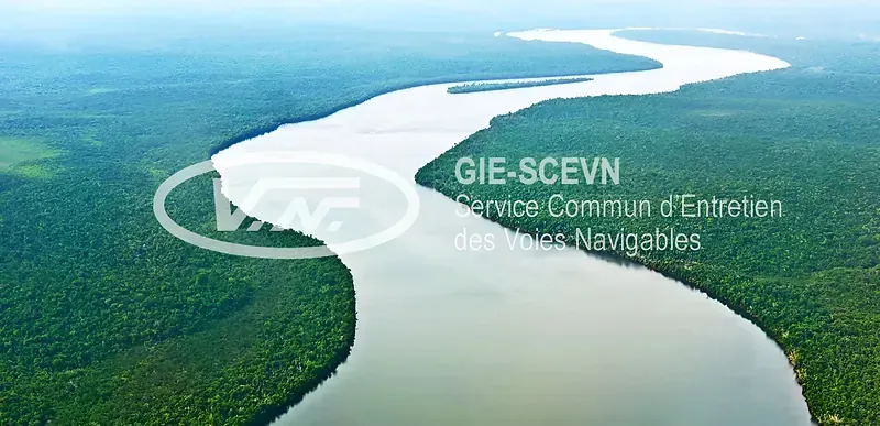 Voie navigable entretenue par le GIE-SCEVN